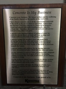 Concrete Is My Business by Roger Corbetta, also known as "Mr. Concrete"